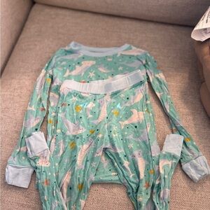 Little Sleepies Shark Soirée Pajama Set 2T